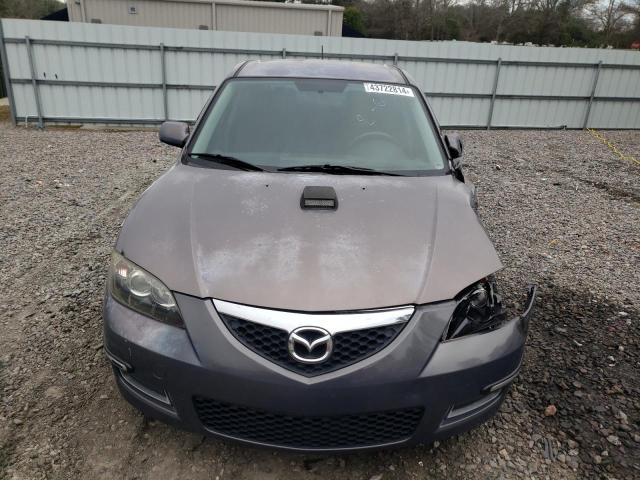 JM1BK12FX81142713 - 2008 MAZDA 3 I GRAY photo 5