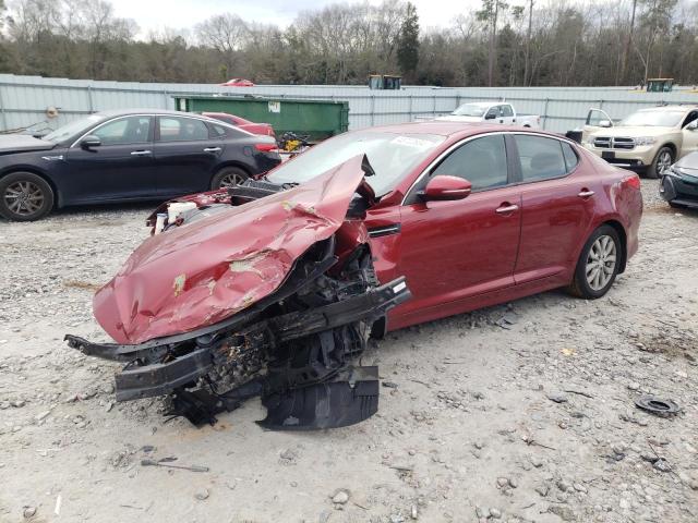 5XXGN4A75EG290437 - 2014 KIA OPTIMA EX RED photo 1