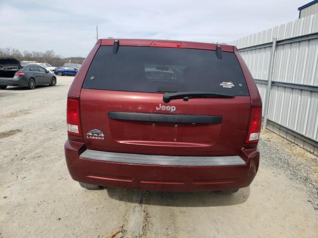 1J8GR48K08C176261 - 2008 JEEP GRAND CHER LAREDO BURGUNDY photo 6