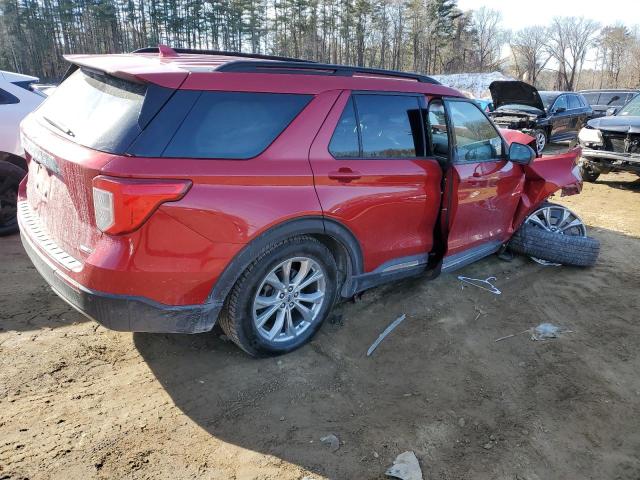 1FMSK8DH7LGB37543 - 2020 FORD EXPLORER XLT BURGUNDY photo 3