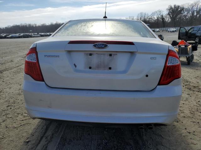 3FAHP0HA1AR102135 - 2010 FORD FUSION SE WHITE photo 6