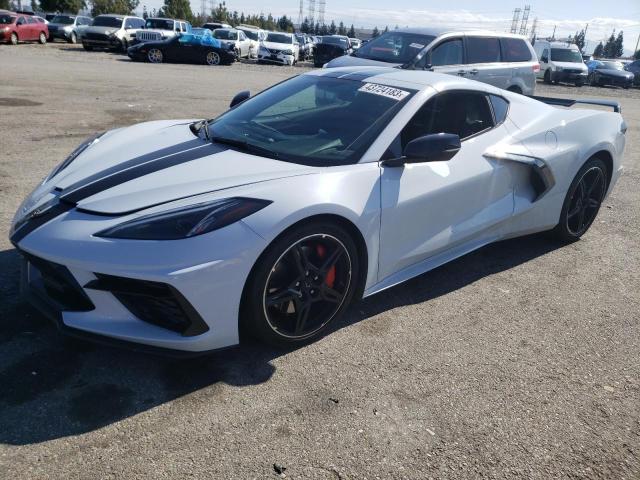 1G1Y62D43L5106274 - 2020 CHEVROLET CORVETTE STINGRAY 1LT WHITE photo 1