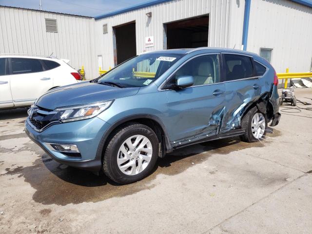 2HKRM3H7XGH555582 - 2016 HONDA CR-V EXL TEAL photo 1