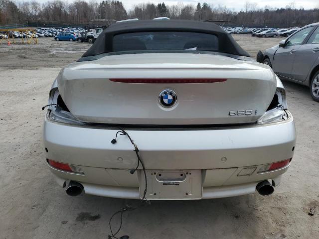 WBAEK73414B322872 - 2004 BMW 645 CI AUTOMATIC SILVER photo 6