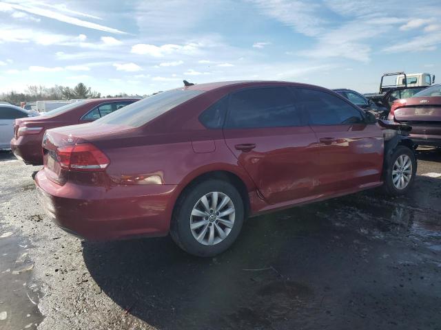 1VWAT7A3XFC027420 - 2015 VOLKSWAGEN PASSAT S RED photo 3