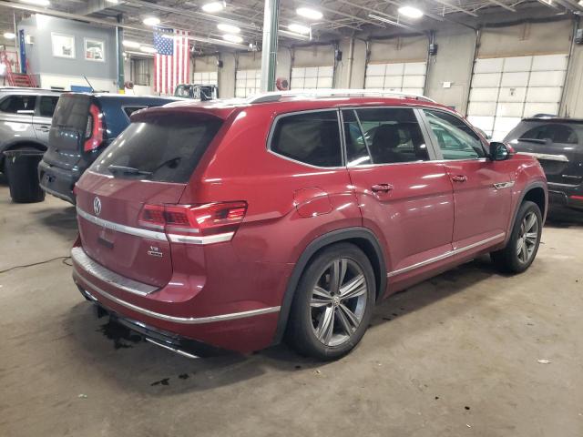 1V2RR2CA7KC566797 - 2019 VOLKSWAGEN ATLAS SEL RED photo 3