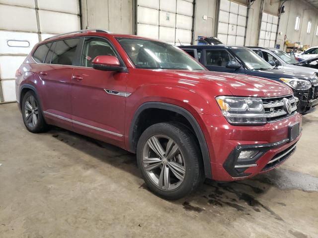 1V2RR2CA7KC566797 - 2019 VOLKSWAGEN ATLAS SEL RED photo 4