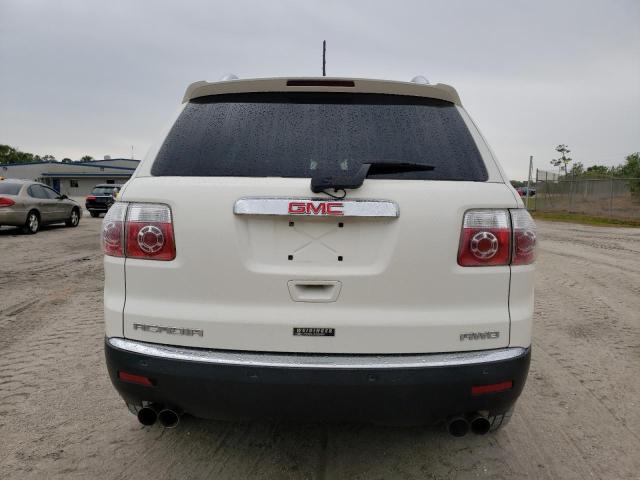 1GKEV33718J142580 - 2008 GMC ACADIA SLT-2 WHITE photo 6