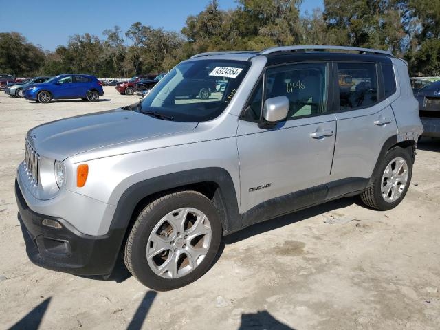 ZACCJADB1JPH09477 - 2018 JEEP RENEGADE LIMITED SILVER photo 1