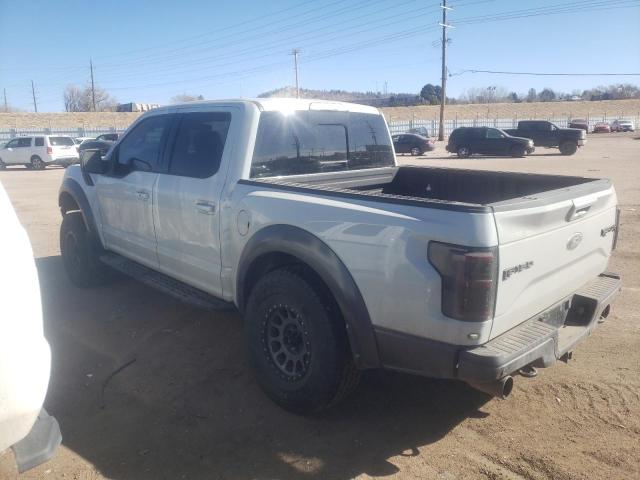 1FTFW1RG2HFB10118 - 2017 FORD F150 RAPTOR WHITE photo 2