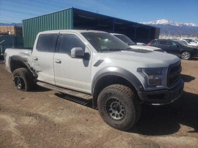 1FTFW1RG2HFB10118 - 2017 FORD F150 RAPTOR WHITE photo 4