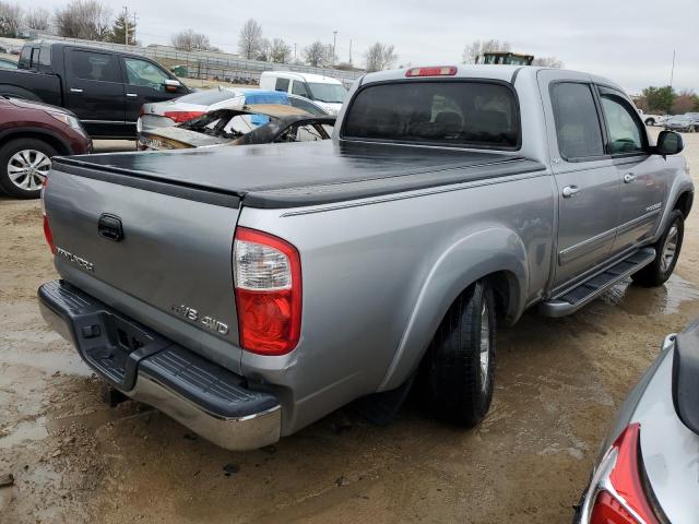 5TBDT441X6S532650 - 2006 TOYOTA TUNDRA DOUBLE CAB SR5 SILVER photo 3