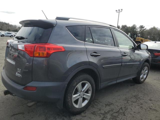 JTMRFREV4EJ002494 - 2014 TOYOTA RAV4 XLE GRAY photo 3