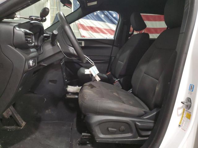 1FM5K8AB5MGB46434 - 2021 FORD EXPLORER POLICE INTERCEPTOR თეთრი ფოტო 7