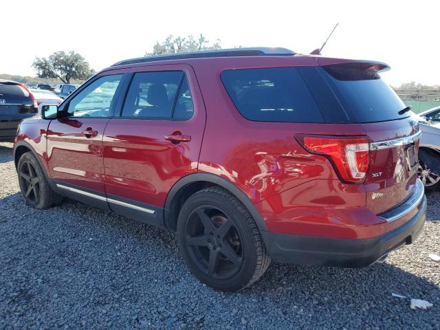 1FM5K7D8XJGC23191 - 2018 FORD EXPLORER XLT BURGUNDY photo 2