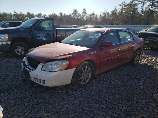 1G4HE57Y36U205953 - 2006 BUICK LUCERNE CXS RED photo 1
