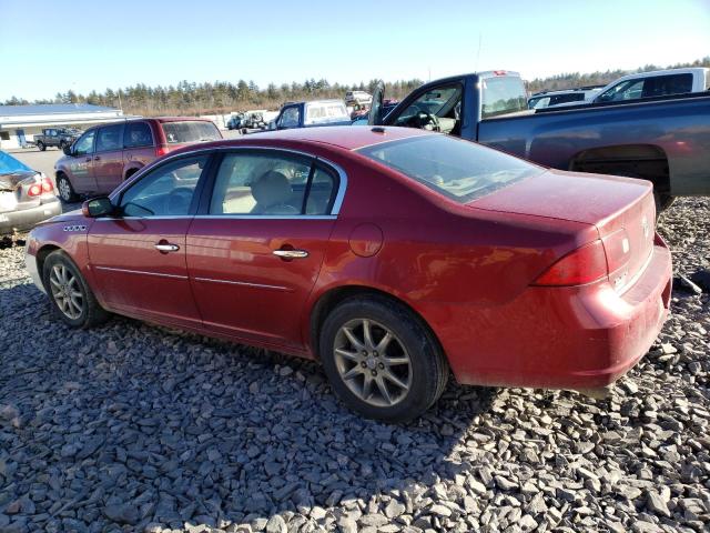 1G4HE57Y36U205953 - 2006 BUICK LUCERNE CXS RED photo 2