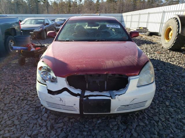 1G4HE57Y36U205953 - 2006 BUICK LUCERNE CXS RED photo 5