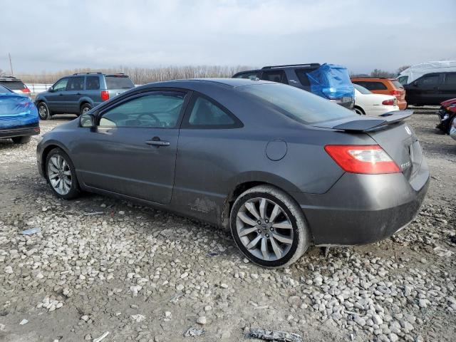 2HGFG2A59BH700675 - 2011 HONDA CIVIC SI GRAY photo 2