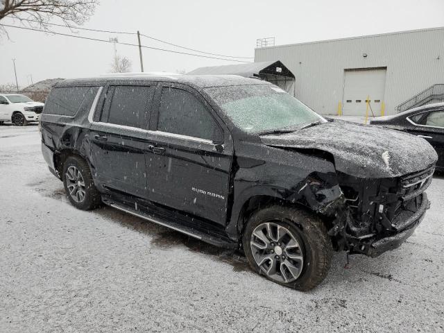 1GNSKCKD9NR254529 - 2022 CHEVROLET SUBURBAN K1500 LT BLACK photo 4