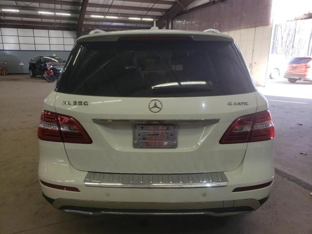 4JGDA5HB0CA030370 - 2012 MERCEDES-BENZ ML 350 4MATIC WHITE photo 6