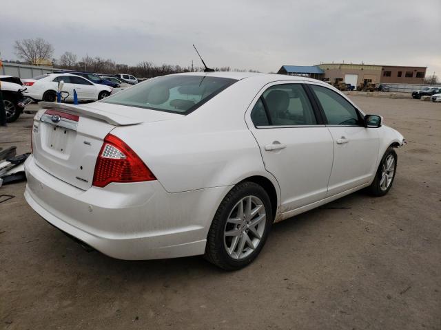 3FAHP0JG9BR196667 - 2011 FORD FUSION SEL WHITE photo 3