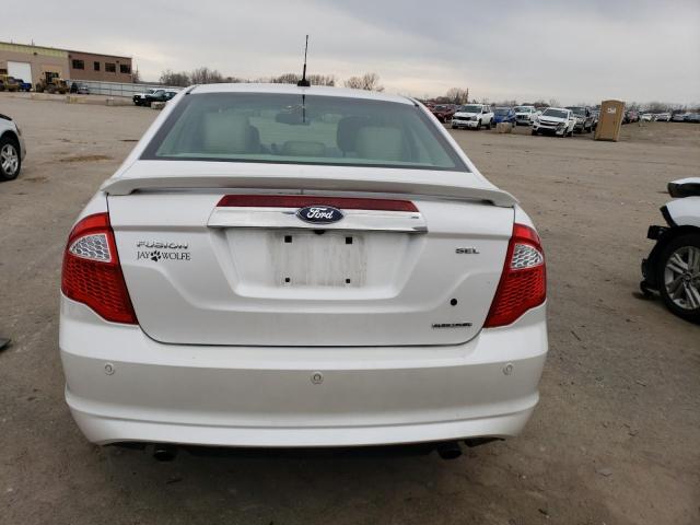 3FAHP0JG9BR196667 - 2011 FORD FUSION SEL WHITE photo 6