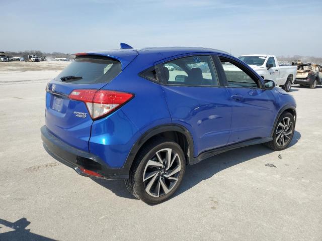 3CZRU6H10KG708270 - 2019 HONDA HR-V SPORT BLUE photo 3