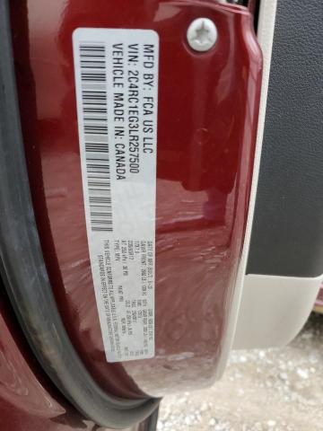 2C4RC1EG3LR257500 - 2020 CHRYSLER PACIFICA TOURING L PLUS BURGUNDY photo 13