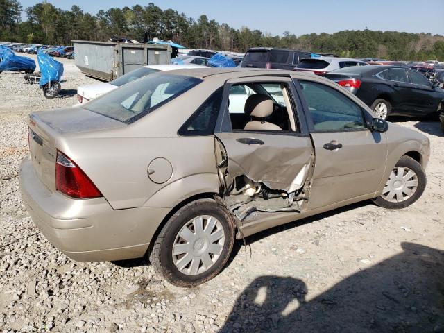 1FAFP34N56W122393 - 2006 FORD FOCUS ZX4 GOLD photo 3