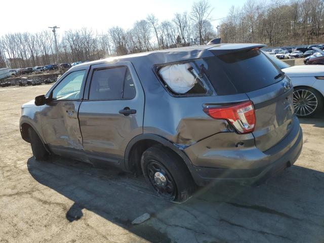 1FM5K8AR9JGB35008 - 2018 FORD EXPLORER POLICE INTERCEPTOR GRAY photo 2