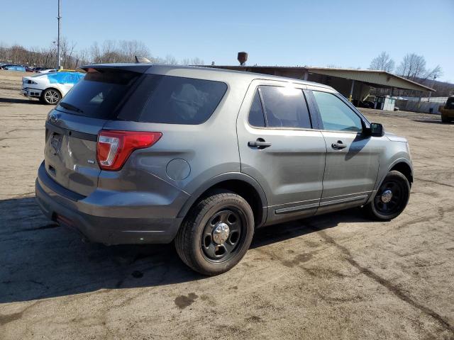 1FM5K8AR9JGB35008 - 2018 FORD EXPLORER POLICE INTERCEPTOR GRAY photo 3