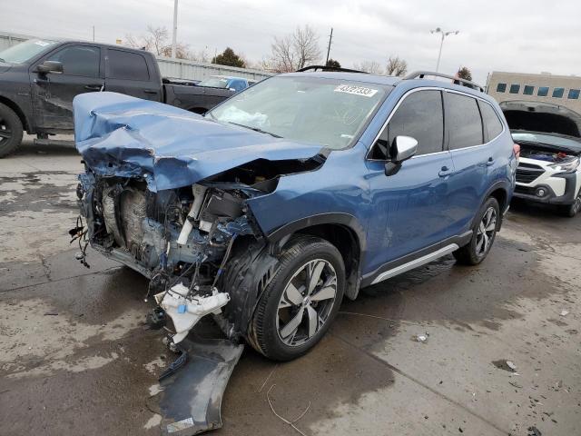 JF2SKAXC4LH524090 - 2020 SUBARU FORESTER TOURING 蓝色 照片 1