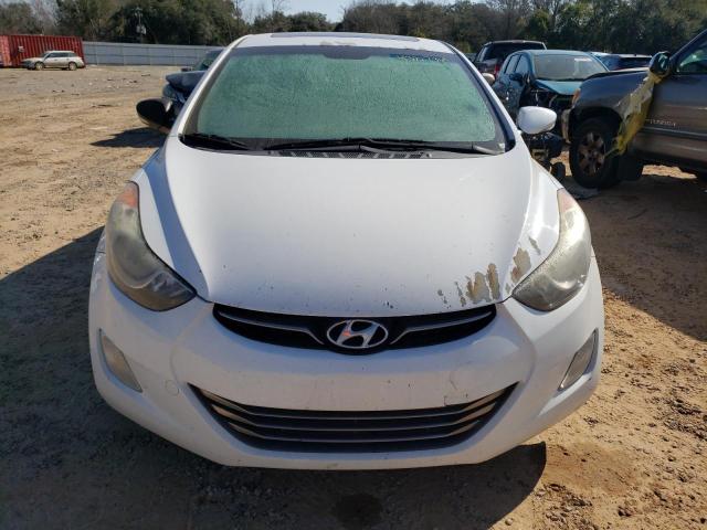 5NPDH4AE0DH303185 - 2013 HYUNDAI ELANTRA GLS WHITE photo 5