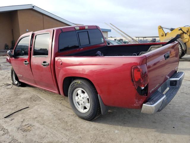 1GTCS138048160076 - 2004 GMC CANYON RED photo 2