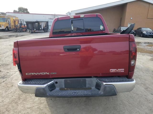 1GTCS138048160076 - 2004 GMC CANYON RED photo 6