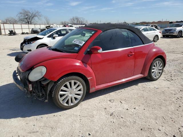 3VWRF31Y58M407975 - 2008 VOLKSWAGEN BEETLE CONVERTIBLE SE RED photo 1