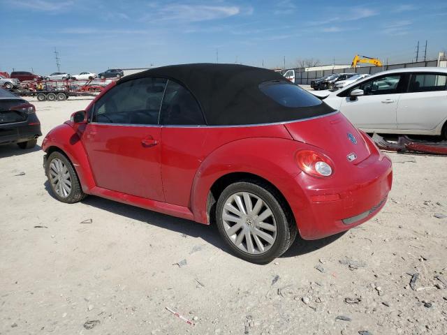 3VWRF31Y58M407975 - 2008 VOLKSWAGEN BEETLE CONVERTIBLE SE წითელი ფოტო 2