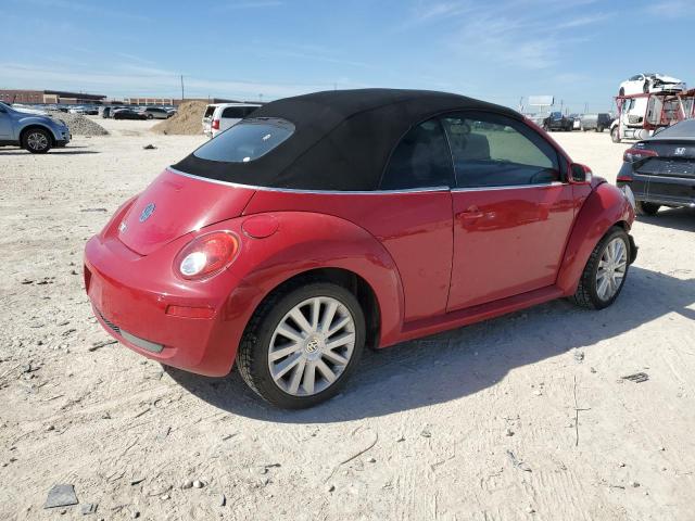 3VWRF31Y58M407975 - 2008 VOLKSWAGEN BEETLE CONVERTIBLE SE წითელი ფოტო 3