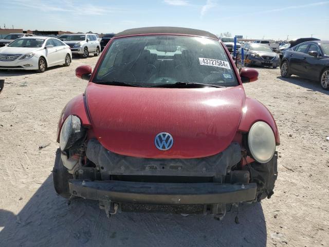 3VWRF31Y58M407975 - 2008 VOLKSWAGEN BEETLE CONVERTIBLE SE RED photo 5