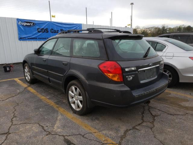 4S4BP62C777316653 - 2007 SUBARU OUTBACK OUTBACK 2.5I LIMITED GRAY photo 2