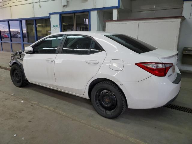 2T1BURHE4EC061799 - 2014 TOYOTA COROLLA L WHITE photo 2