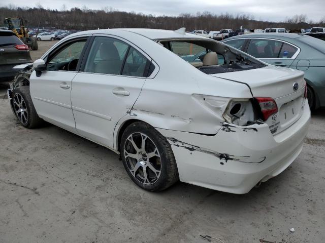 4S3BNAN66H3010846 - 2017 SUBARU LEGACY 2.5I LIMITED WHITE photo 2