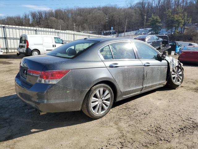 1HGCP3F80BA004328 - 2011 HONDA ACCORD EXL GRAY photo 3