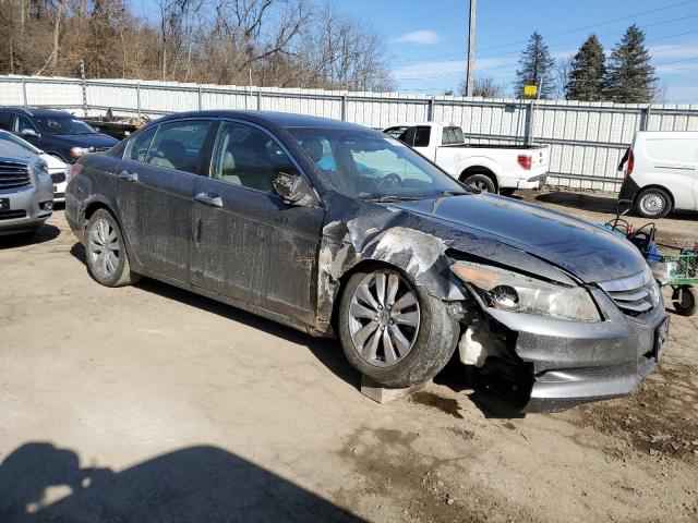 1HGCP3F80BA004328 - 2011 HONDA ACCORD EXL GRAY photo 4