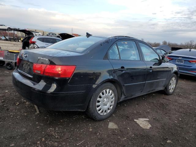 5NPET46C09H445845 - 2009 HYUNDAI SONATA GLS BLACK photo 3