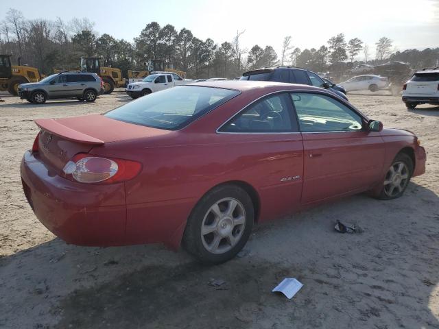 2T1CF22PX2C556259 - 2002 TOYOTA CAMRY SOLA SE RED photo 3