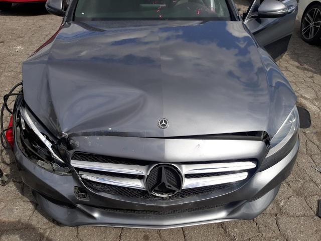 55SWF4JB4JU274920 - 2018 MERCEDES-BENZ C 300 GRAY photo 11