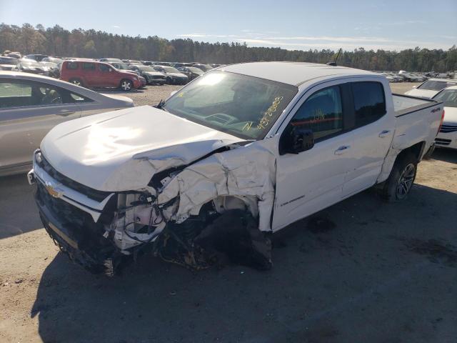 1GCGTBEN5N1268615 - 2022 CHEVROLET COLORADO WHITE photo 1