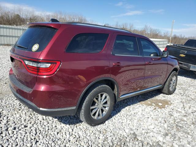 1C4RDJAG3HC850776 - 2017 DODGE DURANGO SXT BURGUNDY photo 3